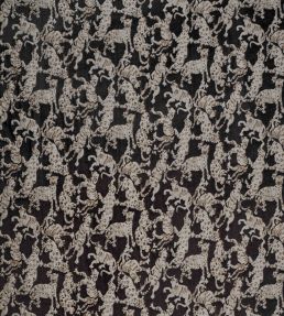 Cat's Pyjamas Fabric by Jim Thompson No.9 Charcoal