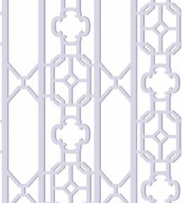 Joanna Fret Wallpaper by Scalamandre Lavender