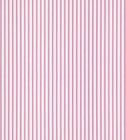 Johnson Stripe Wallpaper by Scalamandre Raspberry