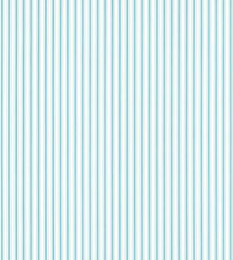 Johnson Stripe Wallpaper by Scalamandre Turquoise