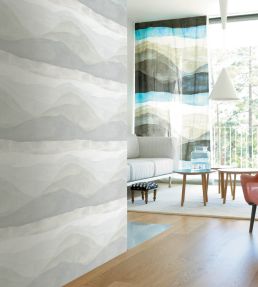 Joiku Wallpaper by Marimekko Grey