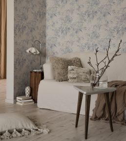 Jon Wallpaper by Sandberg Indigo Blue