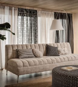 Jonas Fabric by Clarke & Clarke Midnight