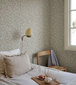 Jonas Wallpaper by Sandberg Misty Blue
