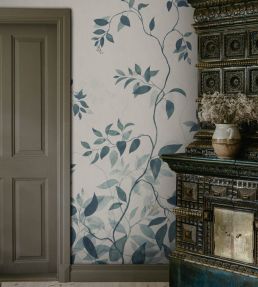 Josefine Mural by Sandberg Blue