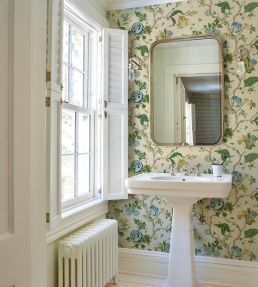 Josephine Sisal Wallpaper by Schumacher Peacock