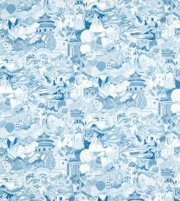 Journey of Discovery Fabric by Harlequin Wild Water / Exhale