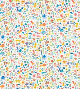 Joy of Life Fabric by Villa Nova Orange