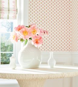Julian Wallpaper by Anna French Blue