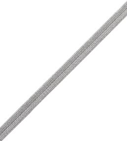 Julienne Metallic Double Welting Trimming by Samuel & Sons Silver Leaf