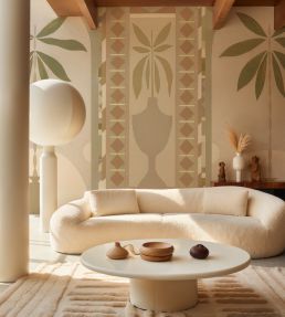 Jungle Arches Mural by Tres Tintas Beige