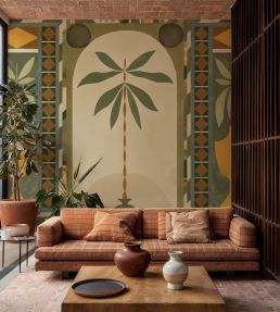 Jungle Arches Mural by Tres Tintas Green