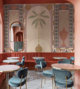 Jungle Arches Mural by Tres Tintas Pink