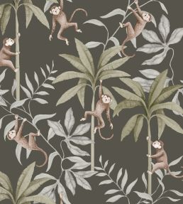 Jungle Friends Wallpaper by Borastapeter Cedar