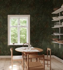 Juni Wallpaper by Sandberg Forest Green