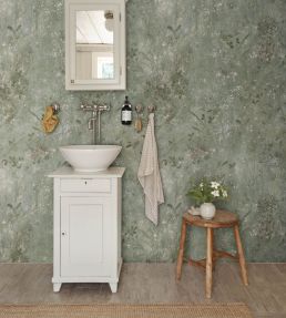 Juni Wallpaper by Sandberg Sage Green