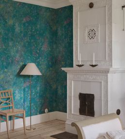 Juni Wallpaper by Sandberg Teal