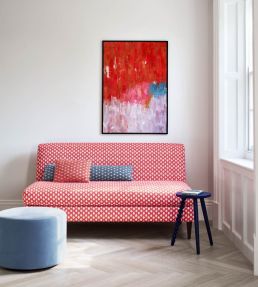 Juno Fabric by Jane Churchill Aqua