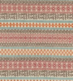 Jura Fabric by Marvic Red/Orange