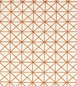 Kado Fabric by Harlequin Frost/Paprika