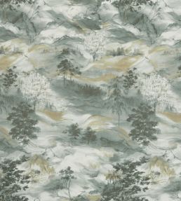 Pirin Fabric by Kai Eucalyptus