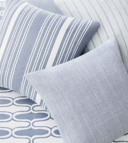 Kaia Stripe Fabric by Thibaut Coral