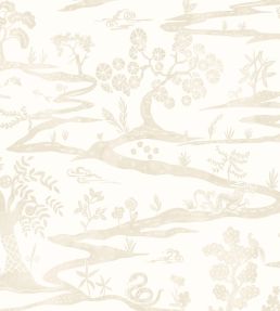 Kaiwa Wallpaper by Ohpopsi Lace White
