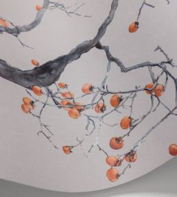 Kaki Persimmon Wallpaper by Cole & Son Violet Patina
