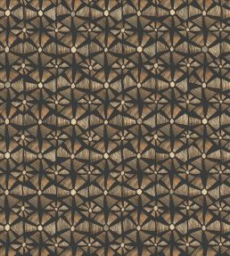 Kalahari Wallpaper by Cole & Son Spice & Black