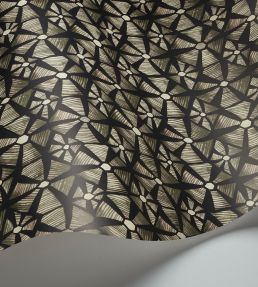 Kalahari Wallpaper by Cole & Son Stone & Charcoal
