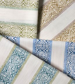 Kalamkari Fabric by Clarke & Clarke Sage
