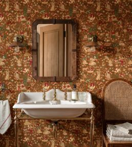 Kalamkari Wallpaper by Coordonne Caramel