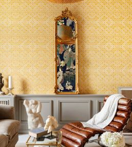 Kalamkari Wallpaper by MINDTHEGAP Citrus