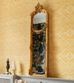 Kalamkari Wallpaper by MINDTHEGAP Citrus
