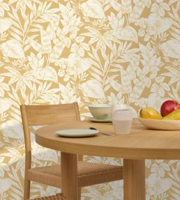 Kalea Wallpaper by Caselio Ocre