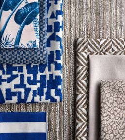 Kaleia Fabric by Clarke & Clarke Cobalt