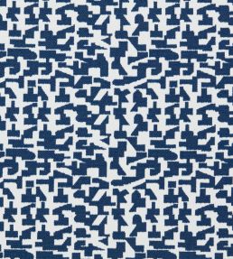 Kaleia Fabric by Clarke & Clarke Midnight