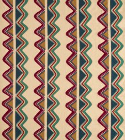 Kaleido Fabric by Harlequin Scarlet/Midnight