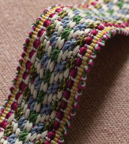 Kaleidoscope Chevron Braid Trimming by Samuel & Sons Garland