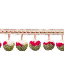 Kaleidoscope Pom Pom Fringe Trimming by Samuel & Sons Garland