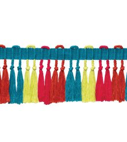 Kaleidoscope Tassel Fringe Trimming by Samuel & Sons Fiesta