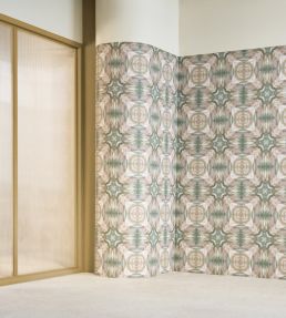 Kalia Wallpaper by Clarke & Clarke Mineral/blush