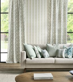 Kalmia Fabric by Clarke & Clarke Linen