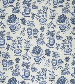 Kalong Vases Fabric by Jim Thompson Porcelain