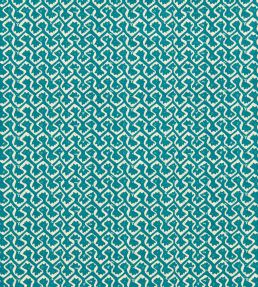 Kalpa Fabric by Clarke & Clarke Teal