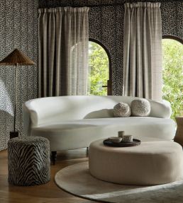Kalya Fabric by Clarke & Clarke Luxe/Linen