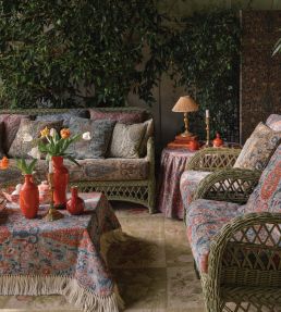 Kandira Fabric by Travers Red