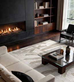 Louis De Poortere Kanji Round rug Dune 120004 Dune