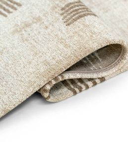 Louis De Poortere Kanji Round rug Dune 120004 Dune