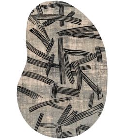 Louis De Poortere Kanji Peanut rug Dark Street 120014 Dark Street